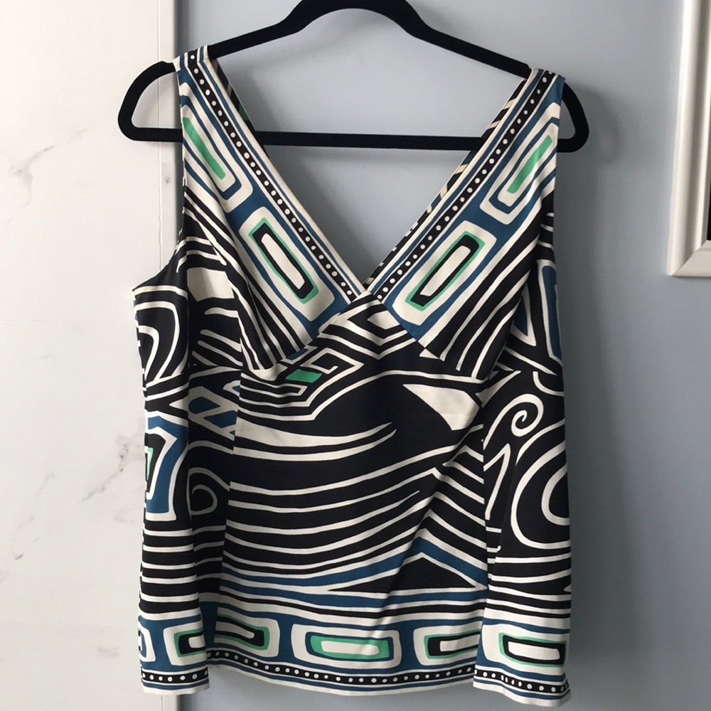Ellen Tracey silk top
